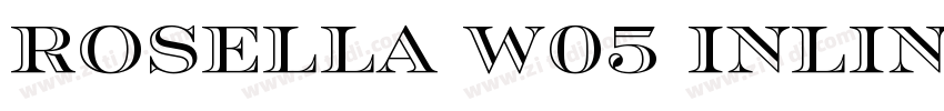 Rosella W05 Inline字体转换